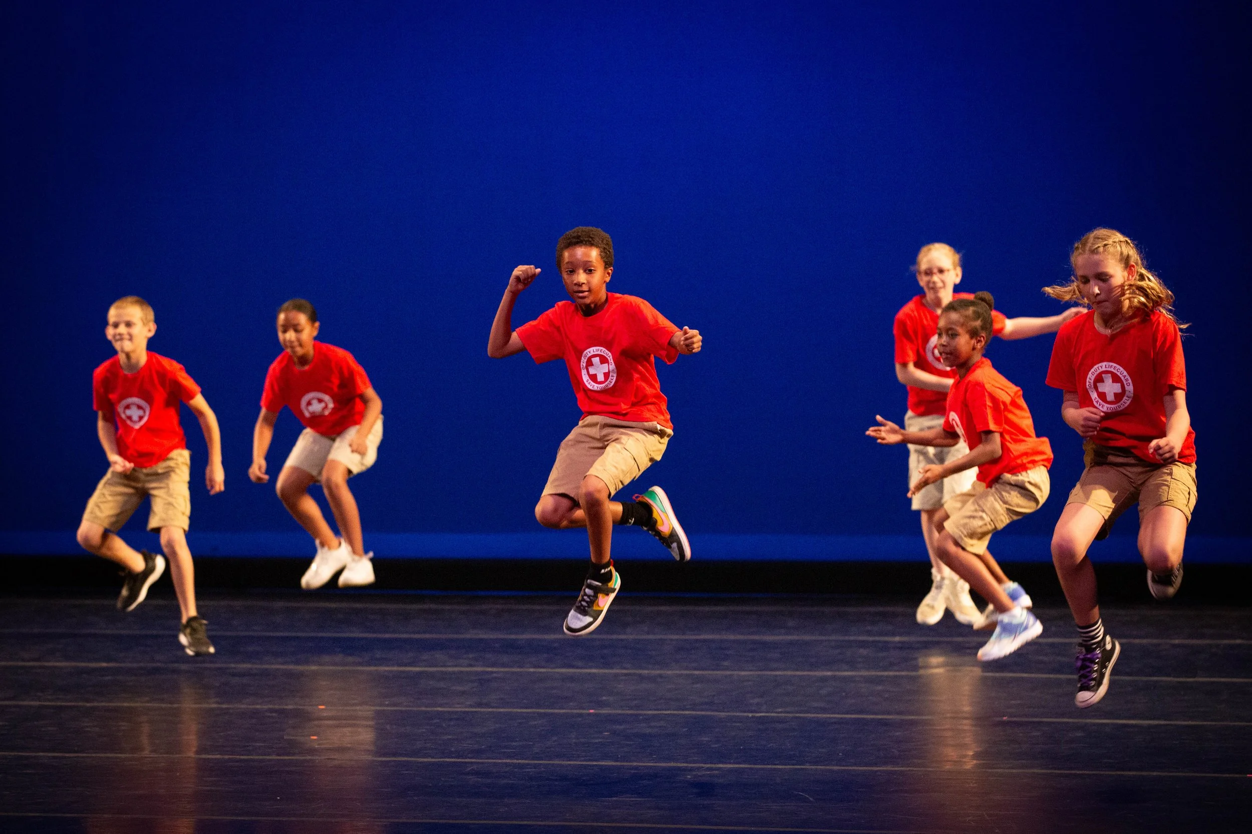 Dancer performing a hip hop routine.