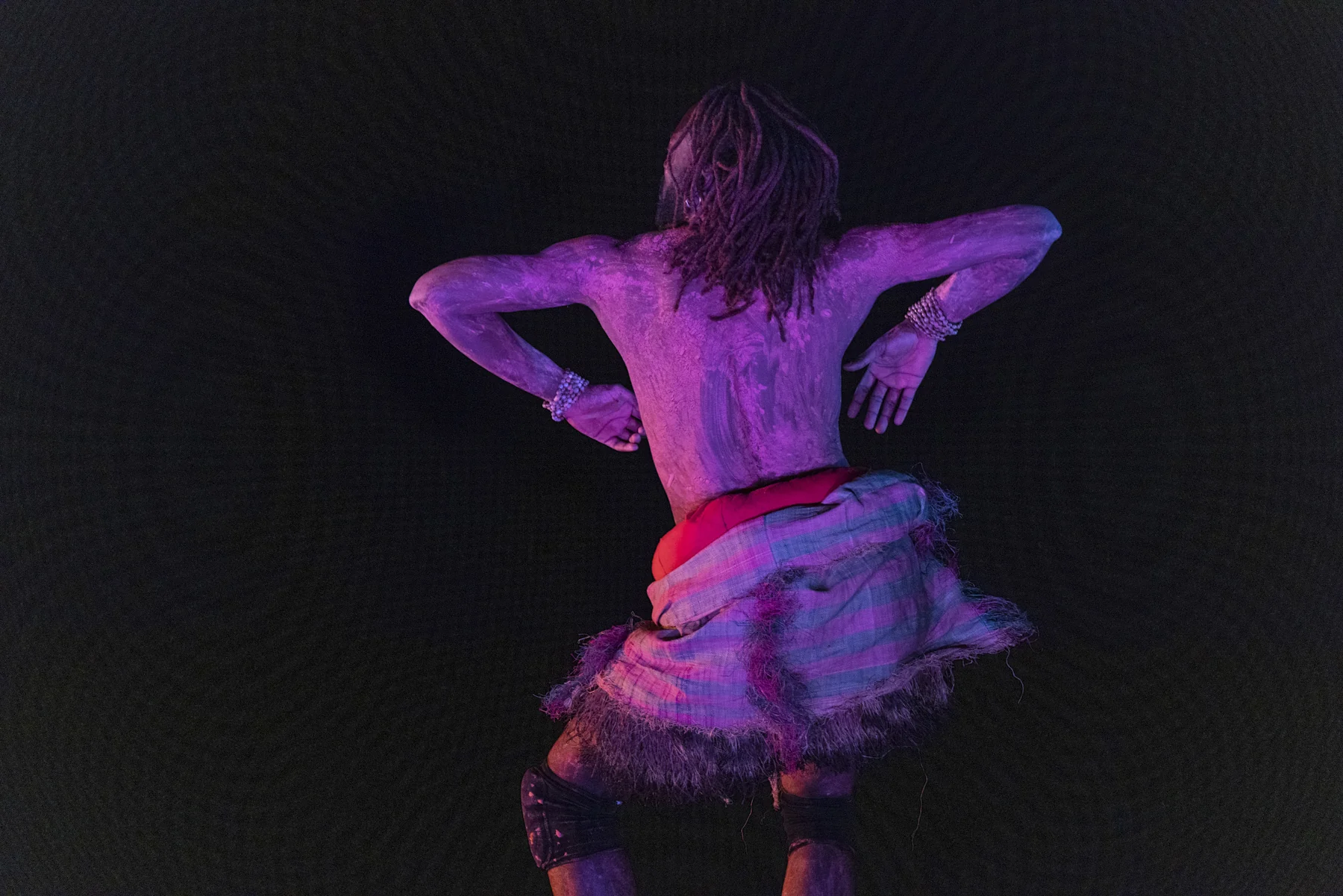 A dancer performs at Deep Roots Dance Fest.